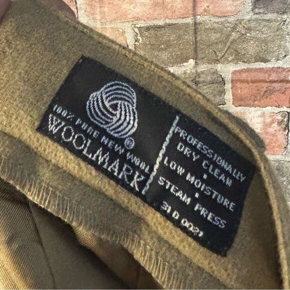 5 for $25🔥Lane Bryant Designs 100% Pure New Wool Tan Pants Size 18 - Picture 4 of 5